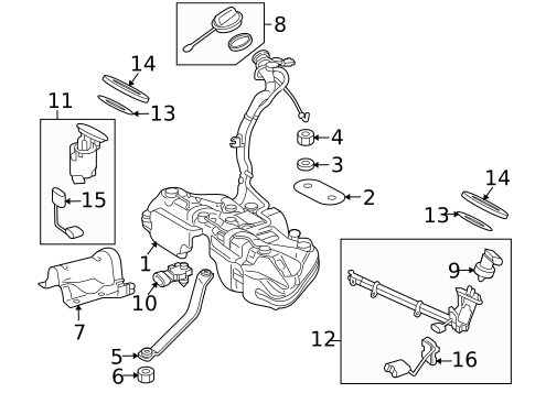 Hardware, Fasteners & Fittings for 2014 Mercedes-Benz GLK350 #1