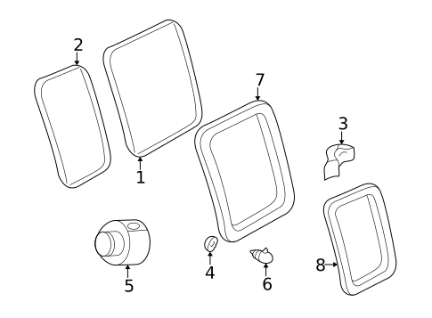 Glass - Side Door for 2012 GMC Savana 3500 #0