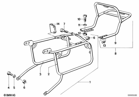 Luggage System for 1985 BMW-Motorrad R 100 RT #3