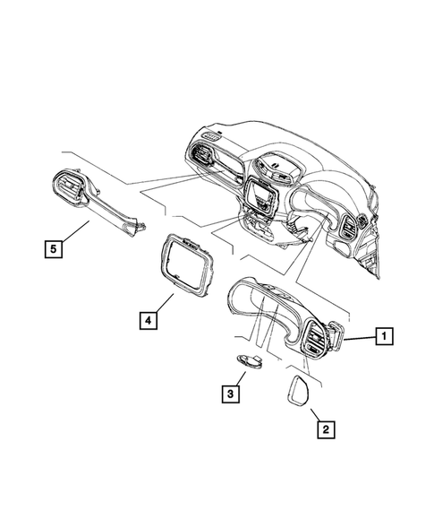 Instrument Panel for 2018 Jeep Renegade #10