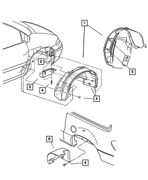 Front Fenders for 2001 Dodge Caravan #1