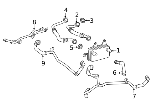 Trans Oil Cooler for 2023 Mercedes-Benz E 450 #0