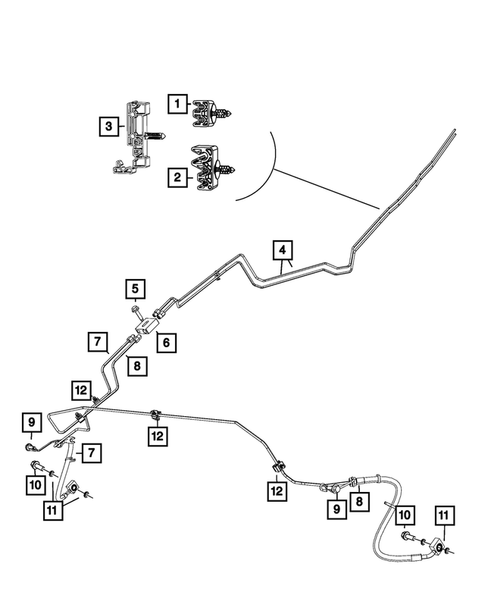 Hydraulic Control Unit, Brake Tubes and Hoses for 2021 Ram 1500 #0