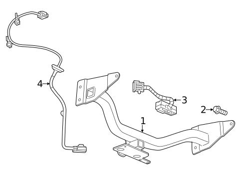 Trailer Hitch Components for 2015 Chevrolet Captiva Sport #0