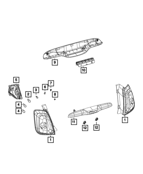 Lamps-Interior and Exterior for 2017 Fiat 500 #5