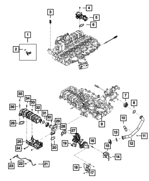 EGR System for 2012 Ram 3500 #0