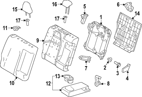 Rear Seat Components for 2024 Toyota GR Corolla #0