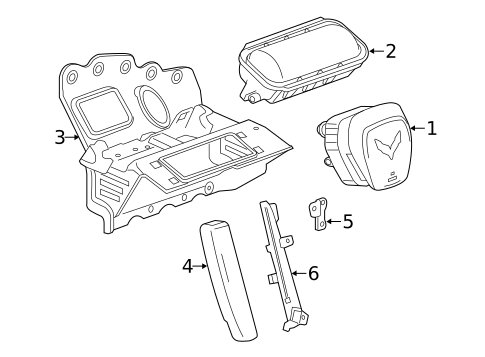 Air Bag Components for 2014 Chevrolet Corvette #0