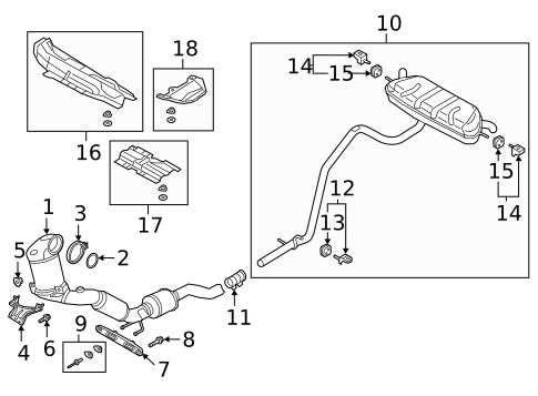 Exhaust Components for 2023 Audi Q3 #0