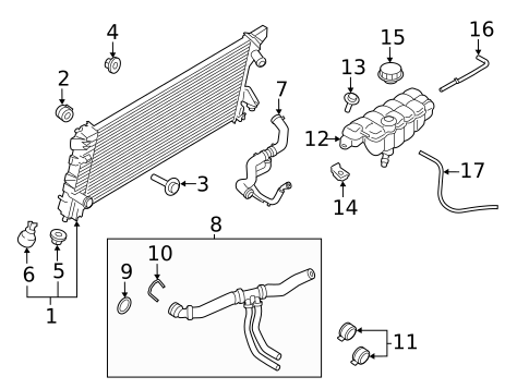 Radiator & Components for 2021 Ford F-150 #4