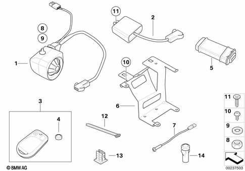 Alarm Systems for 2003 BMW-Motorrad K 1200 LT #1