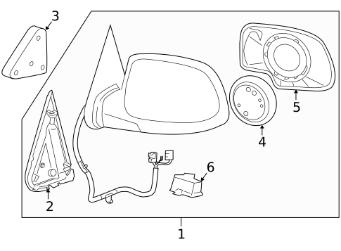 Outside Mirrors for 2007 Chevrolet Silverado 1500 Classic #3