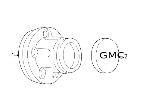 Covers & Trim for 1997 GMC C2500 Pickup #6