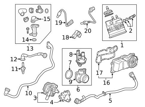 Emission Components for 2022 Chevrolet Tahoe #3