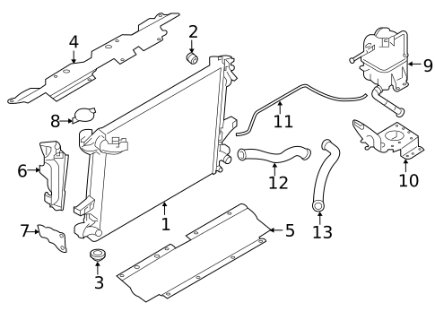 Radiator & Components for 2017 Nissan TITAN XD #0