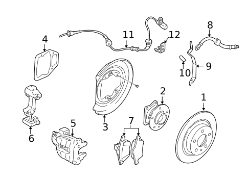 Rear Brakes for 2003 Volvo XC90 #1