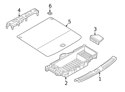 INTERIOR TRIM - REAR BODY for 2022 INFINITI QX50 #0