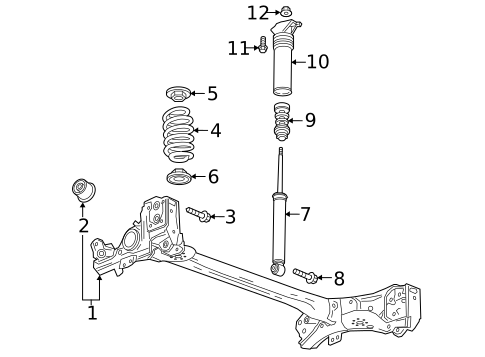 Rear Suspension for 2017 Chevrolet Bolt EV #0