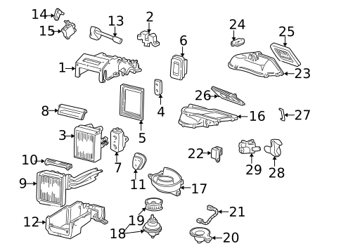 Automatic Temperature Controls for 2000 Lincoln LS #0
