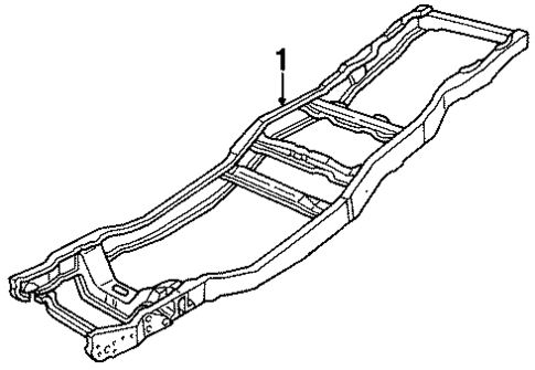Frame & Components for 1994 Ford F-150 #1