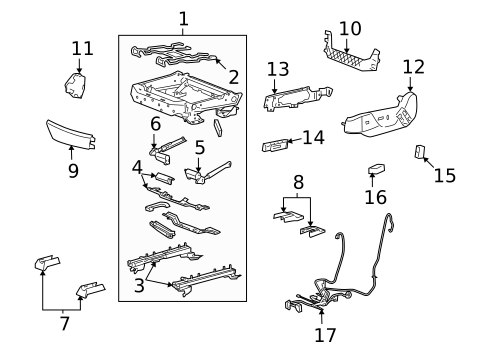 Tracks & Components for 2011 Cadillac CTS #6