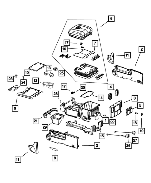 Consoles for 2013 Ram 3500 #1