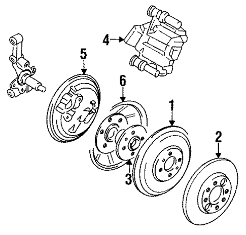 Rear Brakes for 1995 Mazda MX-3 #0