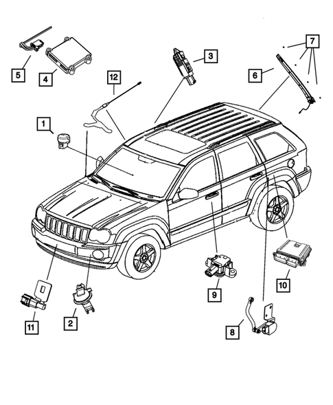 Sensors for 2011 Jeep Grand Cherokee #0