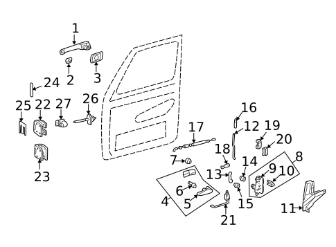 Front Door for 2010 Mercedes-Benz G55 AMG #1