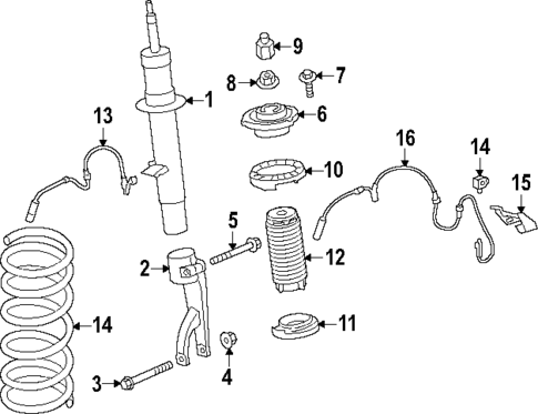 Struts & Components for 2024 BMW X6 #0