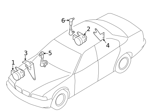 Electrical Components for 1997 BMW 750iL #2