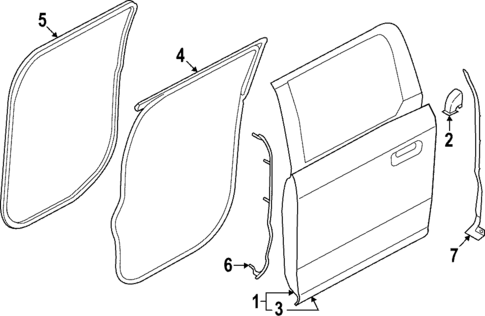 Door & Components for 2023 Ford F-150 Lightning #0
