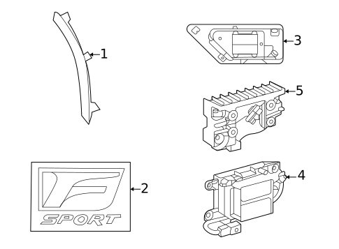 Exterior Trim - Fender for 2025 Lexus LS500h #1