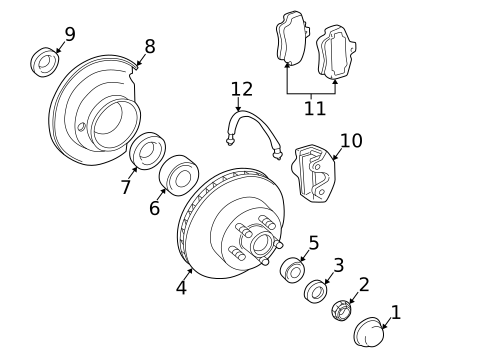 Disc Pads & Brake Shoes for 1999 GMC Savana 2500 #0