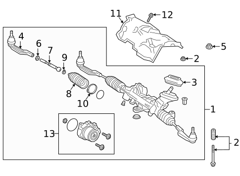 Steering Gear & Linkage for 2024 Mercedes-Benz EQB 350 #4