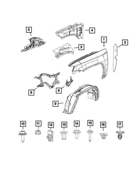 Fenders for 2016 Jeep Patriot #1
