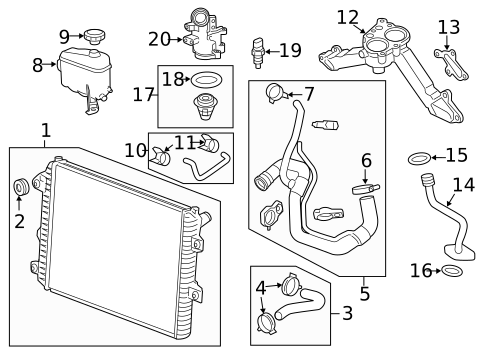 Radiator & Components for 2011 Chevrolet Silverado 3500 HD #0