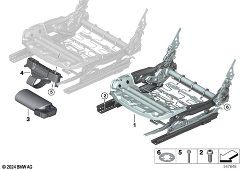 Front Seat for 2019 BMW i3s 120Ah #4