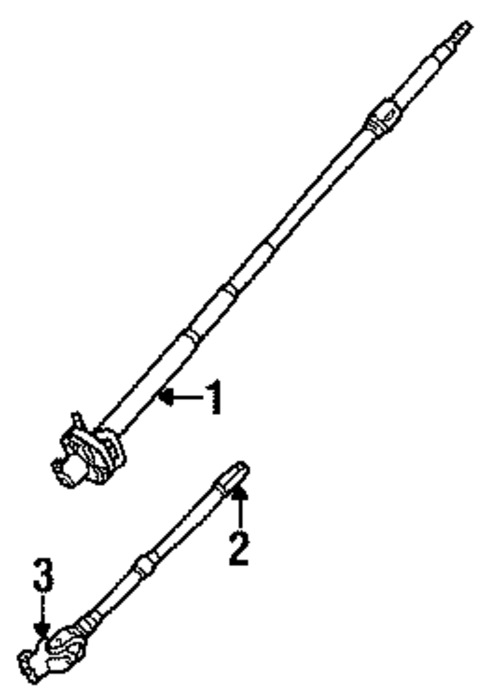 Shaft & Internal Components for 1997 Nissan Pickup #0
