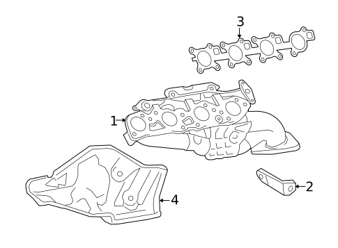 Exhaust Manifold for 2013 Toyota Land Cruiser #0