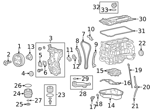 Gaskets & Sealing Systems for 2011 Toyota Sienna #0