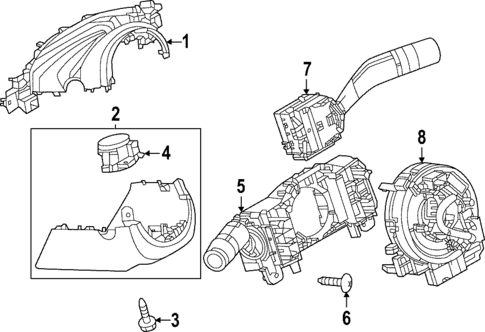 Shroud, Switches & Levers for 2023 Mazda CX-50 #0
