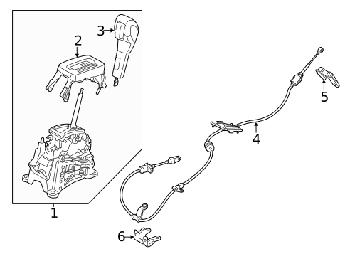 Shifter Housing for 2015 Ford Fiesta #1