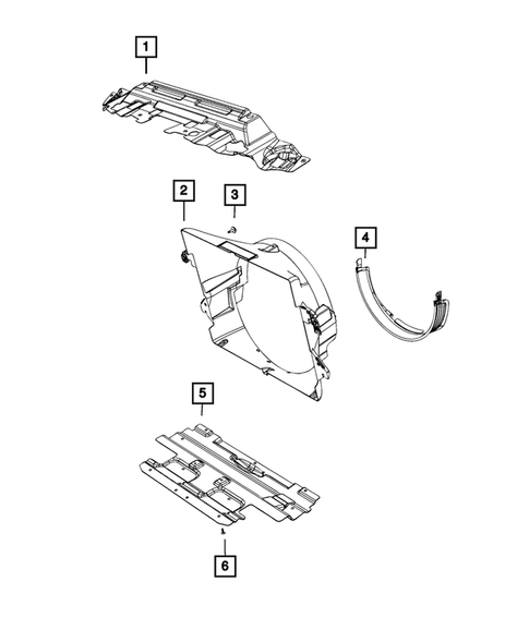 Radiator and Related Parts; Charge Air Cooler for 2020 Ram 1500 Classic #2