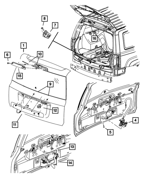 Lift and Tail gates for 2016 Jeep Patriot #0