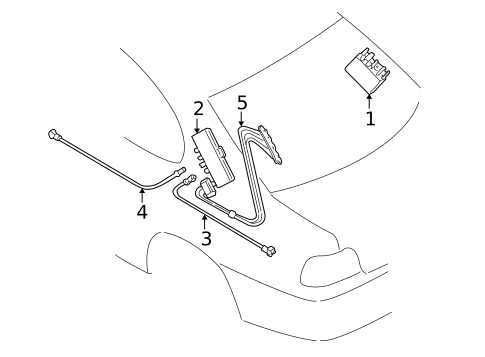 Antenna & Radio for 2000 BMW 323Ci #0