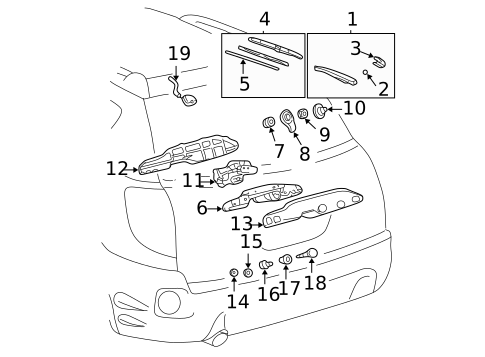 Wipers for 2007 Toyota Matrix #1