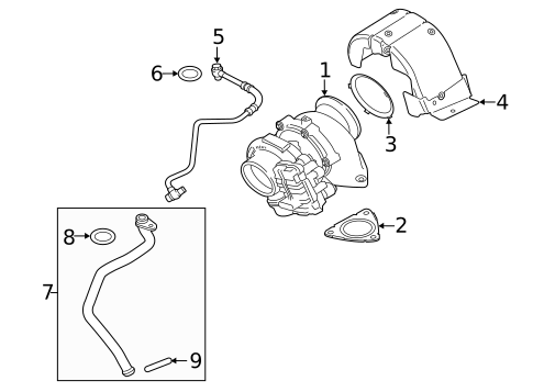 Turbo Charger for 2019 Jaguar F-Pace #0
