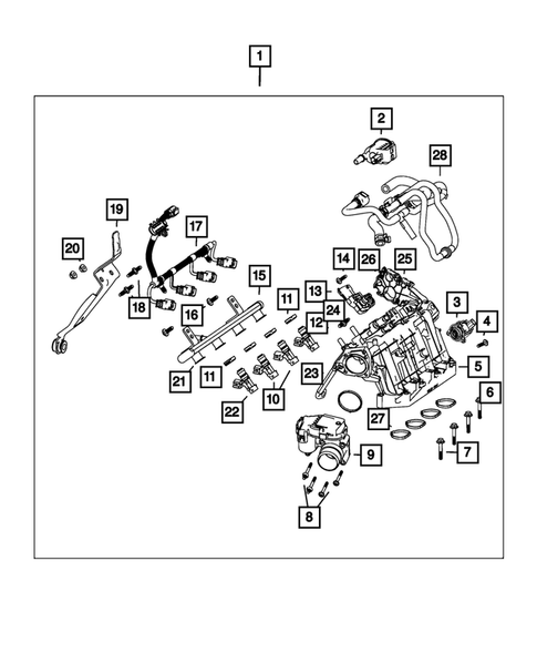 Manifolds and Vacuum Fittings for 2019 Fiat 500L #0