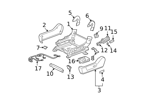 Power Seats for 2003 Toyota Avalon #0